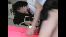 女子校生エアホッケーパンチラ逆さ撮り 9