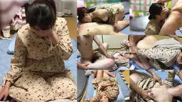 【素人・人妻】さちこVol.06　自宅に集金に来られ、利息を払えず、自身の子をネムらせる布団で借金取りに生の他人棒でおかされ中出しされる人妻。