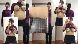 妙子#401"17 多種多様変態行為/ロープ持参外出公衆トイレで・・・