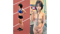 身長144cm 18歳　全国インターハイ常連強豪陸上部キャプテンがまさかのデビュー　事前NG一切なし“限界突破”撮影記録
